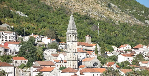 Perast Ciudad Montaña Montenegro — Foto de Stock