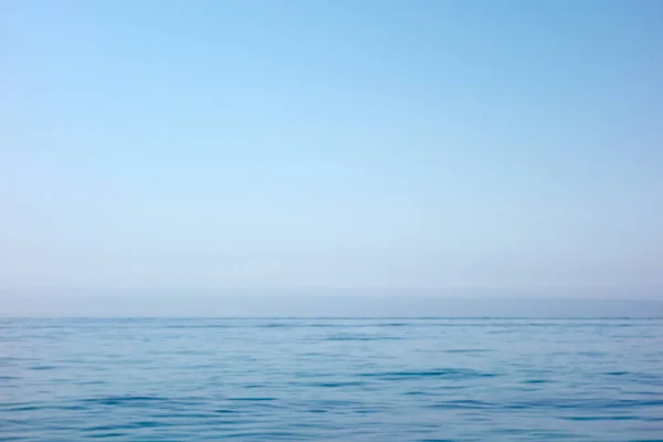 Mattina Mare Cielo Azzurro — Foto Stock