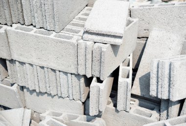 Beton blok yığını