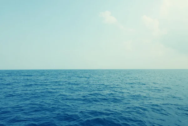 Błękitne Niebo Woda Morska — Zdjęcie stockowe