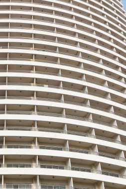 Arka plan olarak beyaz otel