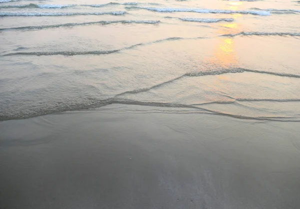 Havsvågor Sand — Stockfoto