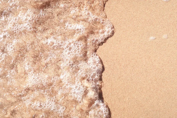 砂浜の砂の柔らかい波 — ストック写真
