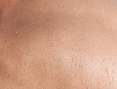 Arkaplan olarak ıslak insan derisi