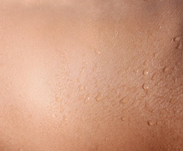 Wet Human Skin Background — Stock Photo, Image