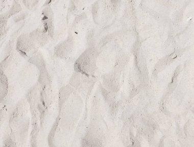 Arka plan olarak beyaz kumsal