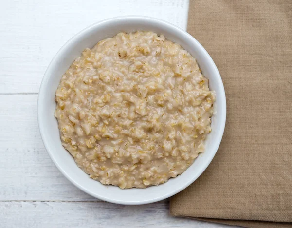 Top View Oats Porridge — Stock Photo, Image