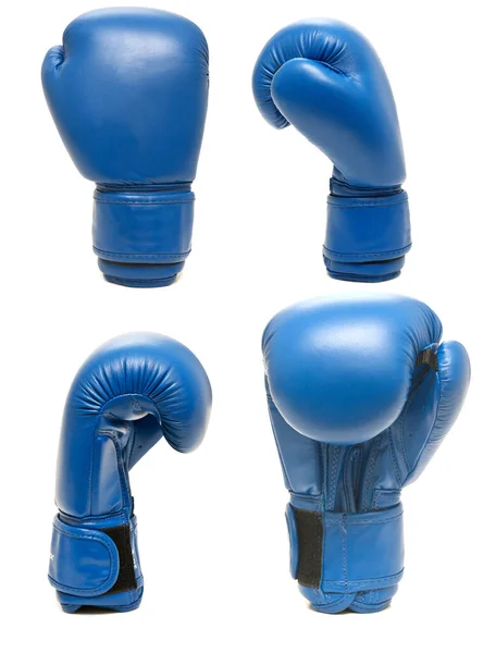 Боксерские Перчатки Белом Фоне — стоковое фото