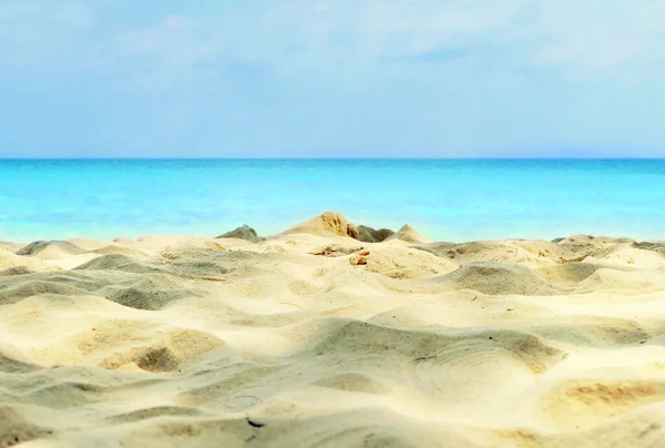 Красивий Піщаний Тропічний Пляж — стокове фото