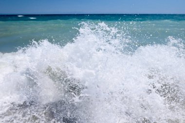 Mavi denize karşı güzel deniz