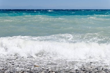 Kumsalda fırtınalı bir hava