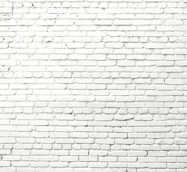 Parede Tijolo Branco Como Fundo — Fotografia de Stock