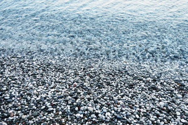 Βότσαλο Κάτω Από Νερό Φόντο Στη Θάλασσα — Φωτογραφία Αρχείου