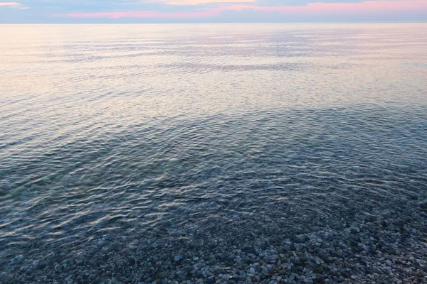 海の上に美しい日の出 朝の海の風景 — ストック写真