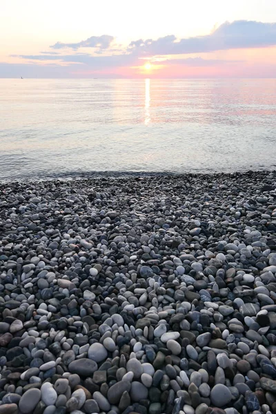 Hermoso Amanecer Sobre Mar Paisaje Marino Matutino — Foto de Stock