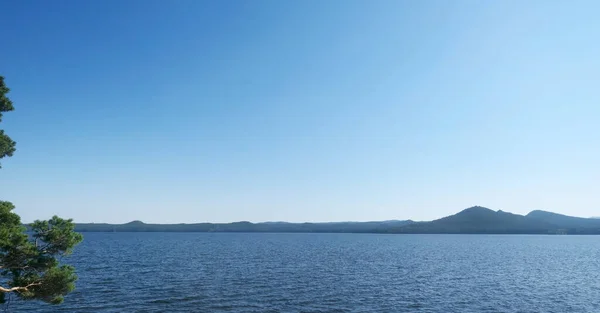 Beautiful Lake Blue Sky — Stock Photo, Image