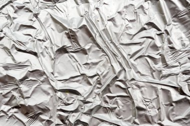 Arkaplan olarak buruşmuş folyo