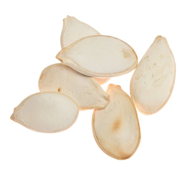 Pumpkin Seeds Isolated White Background — Stock Photo, Image