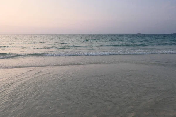 Playa Del Atardecer Arena Tropical —  Fotos de Stock