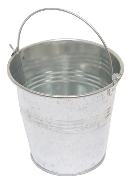 Bucket Isolated White Background — Stock Photo, Image