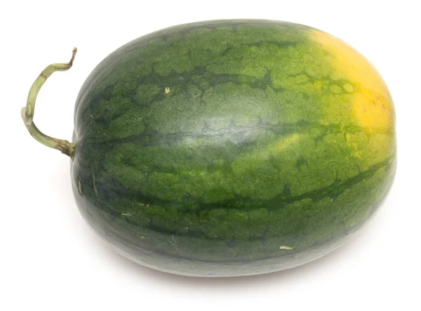 Whole Watermelon Isolated White Background — Stock Photo, Image