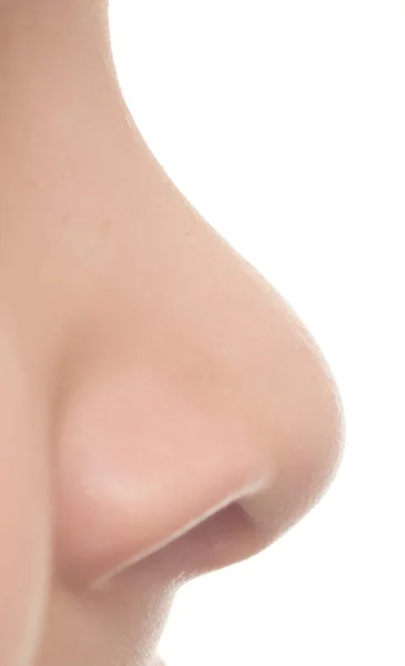 Baby Nose Isolated White Background — Stock Photo, Image