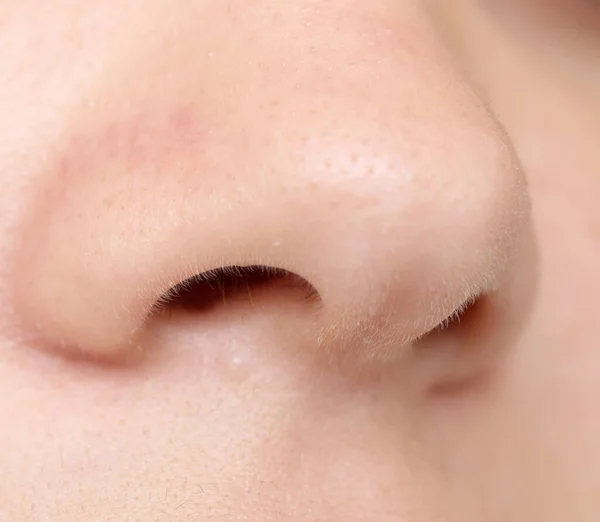 Zbliżenie Ludzki Nos — Zdjęcie stockowe