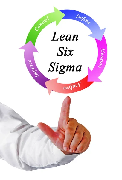 Apresentando Lean Seis Sigma — Fotografia de Stock