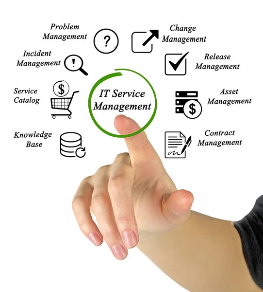 Komponenter Det Service Management — Stockfoto