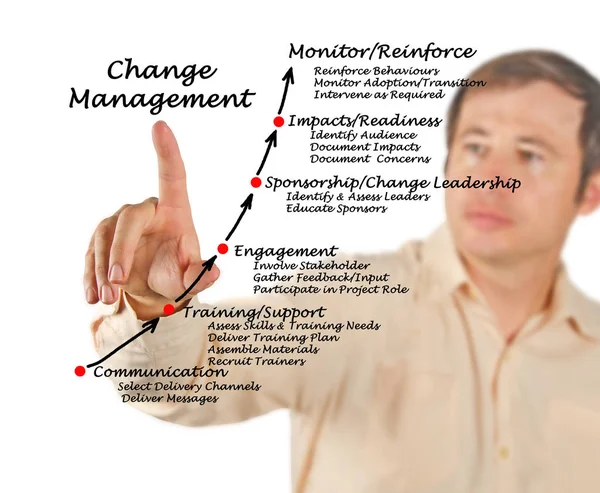 Διάγραμμα Διαχείρισης Αλλαγής — Φωτογραφία Αρχείου