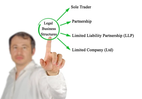 Presenting Legal Business Structures — Stock Photo, Image