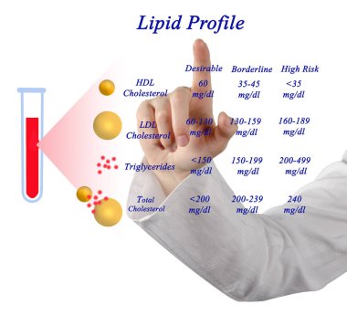 Kadın sunulması Lipid profili