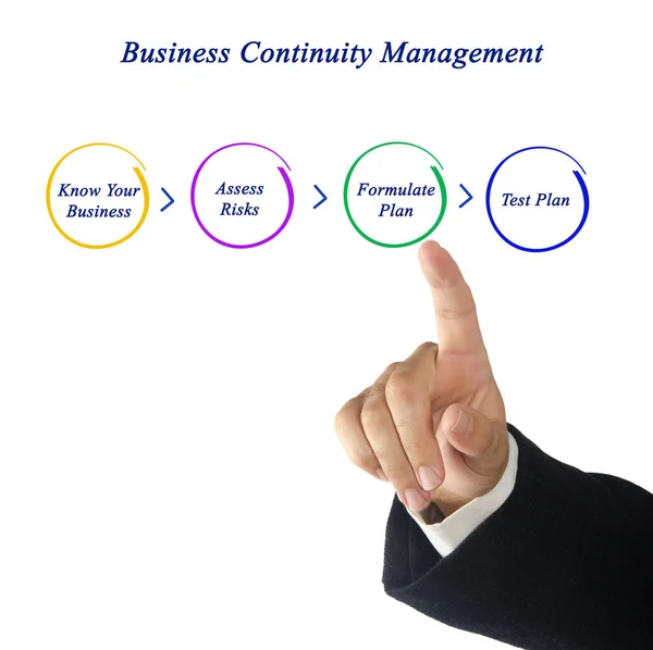 Components Business Continuity Planning — Stock Photo, Image