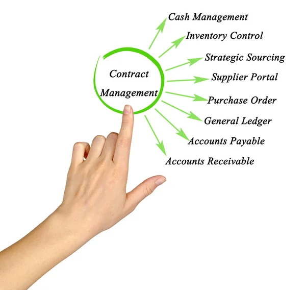 Components Contract Management — Stock Photo, Image