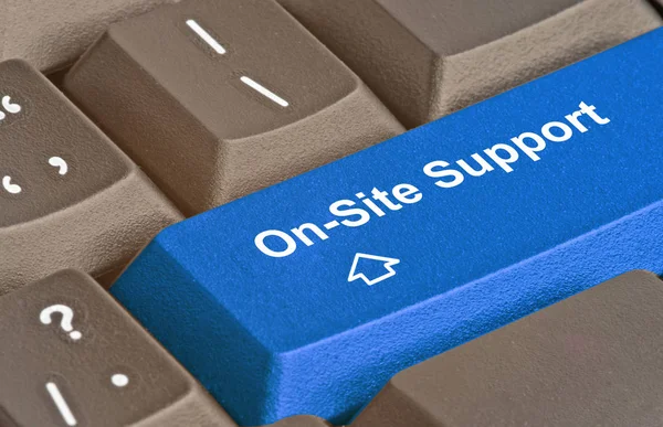 Clé Pour Support Sur Site — Photo