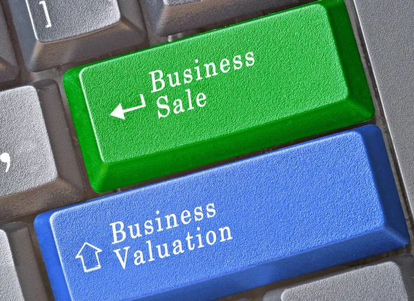 Keys Business Sale Business Evaluation — Stock Photo, Image