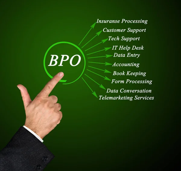 Presenting Applications Bpo — Stock Photo, Image