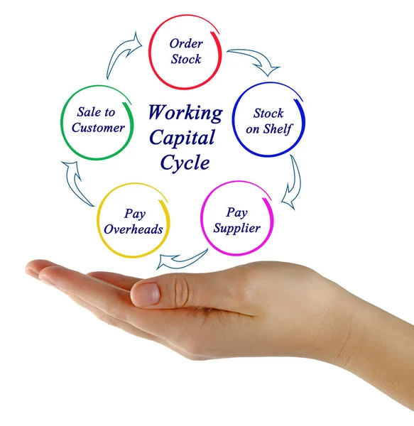 Components Working Capital Cycle — Stock Photo, Image