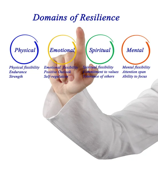 Cuatro Dominios Resiliencia — Foto de Stock