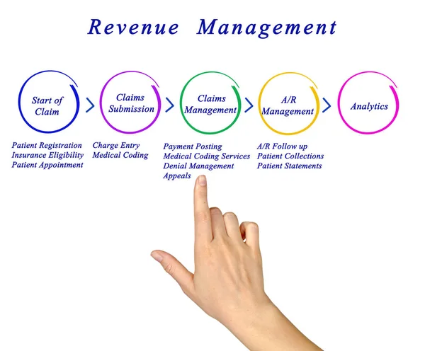 Συνιστώσες Της Διαδικασίας Διαχείρισης Εσόδων — Φωτογραφία Αρχείου