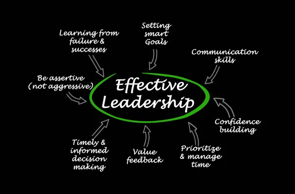 Caratteristiche Una Leadership Efficace — Foto Stock