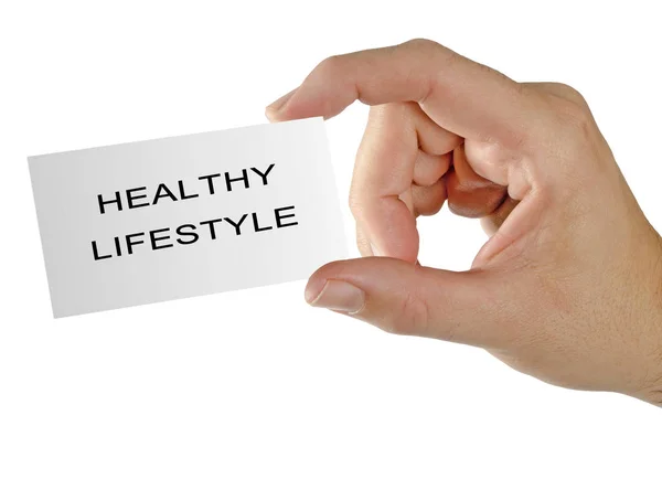 Card with Health lifestyle — Stock Photo, Image