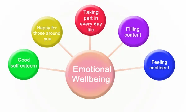 Drivers of Emotional Wellbeing — Stock Photo, Image