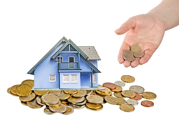 Investment to House and cash — 스톡 사진