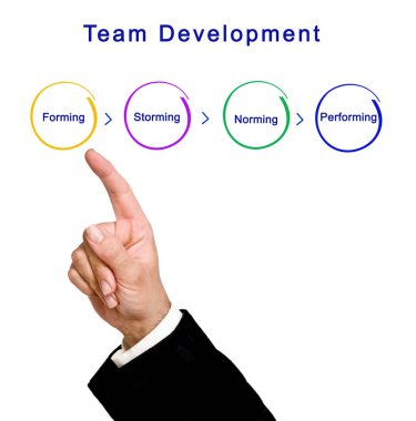 Process of Team Development    clipart