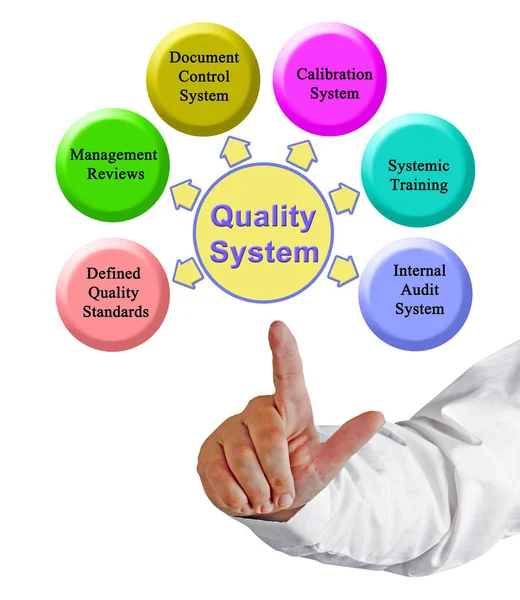 Components of  Quality System — Stock Photo, Image