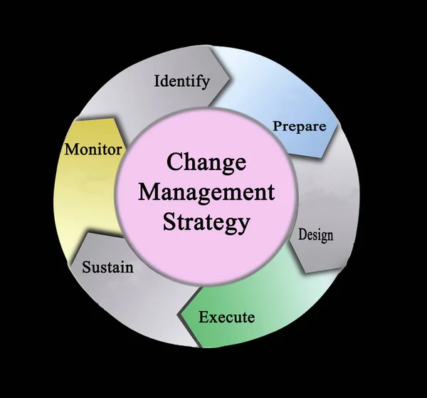 Componenten van Change Management strategie — Stockfoto