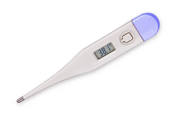 Thermomètre numérique médical à la main — Photo