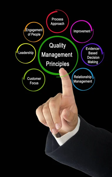 Seven Quality Management Principles — Stock Photo, Image