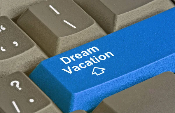 Blauwe Sleutel Dromen Vakantie — Stockfoto